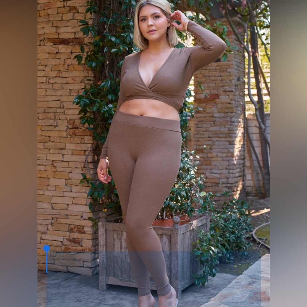 Self tie crop too & legging set